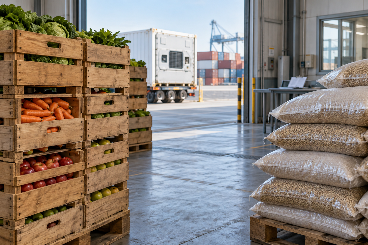 Agricultural trade uses defined access and handling arrangements