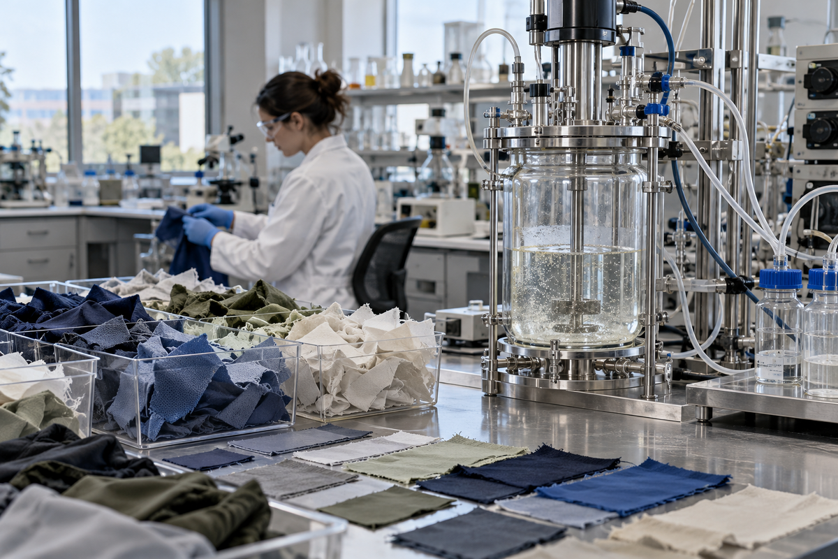 Textile recycling research equipment