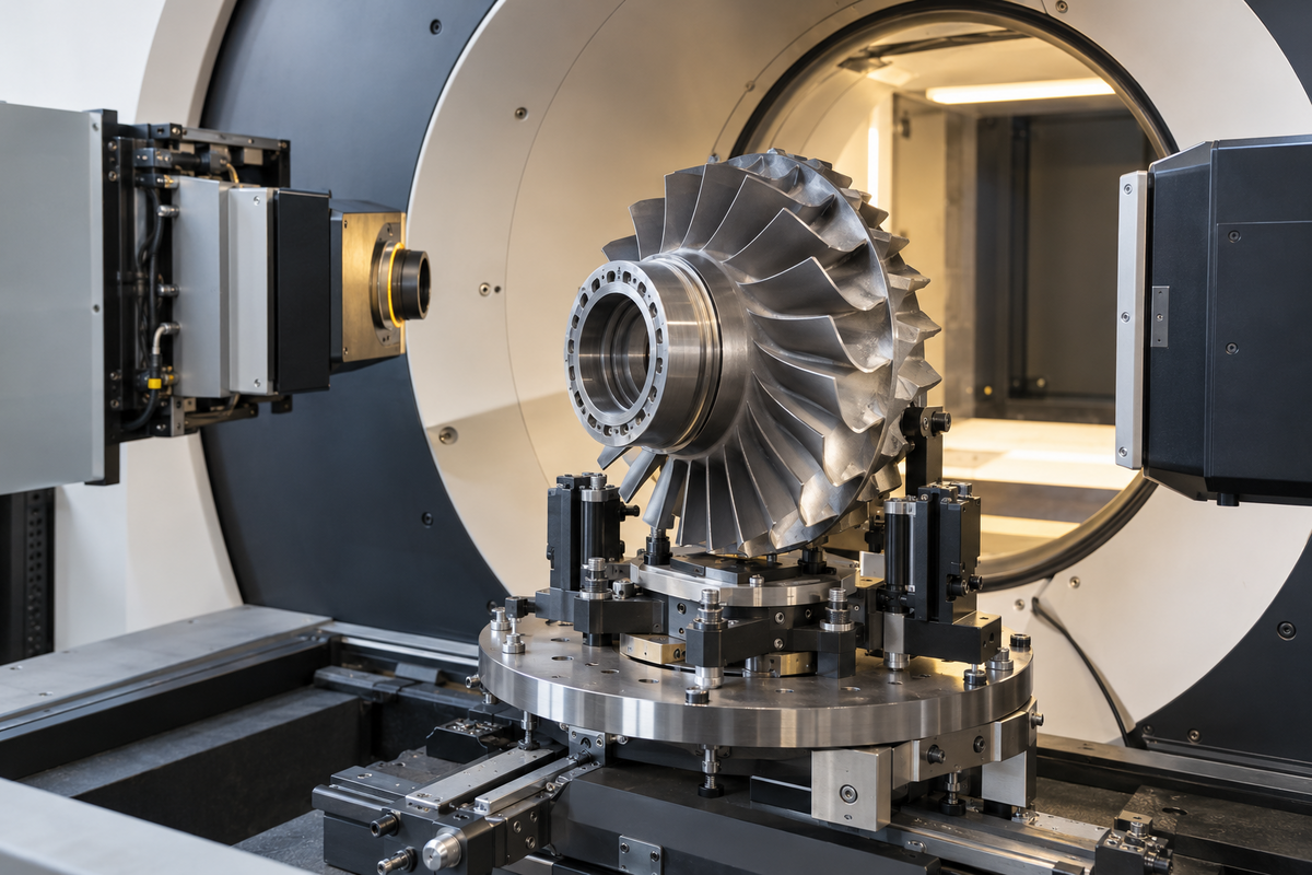 Industrial component inspection